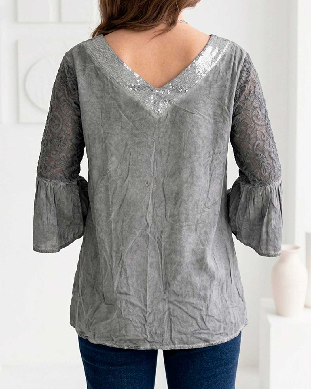 Polera India - Gris