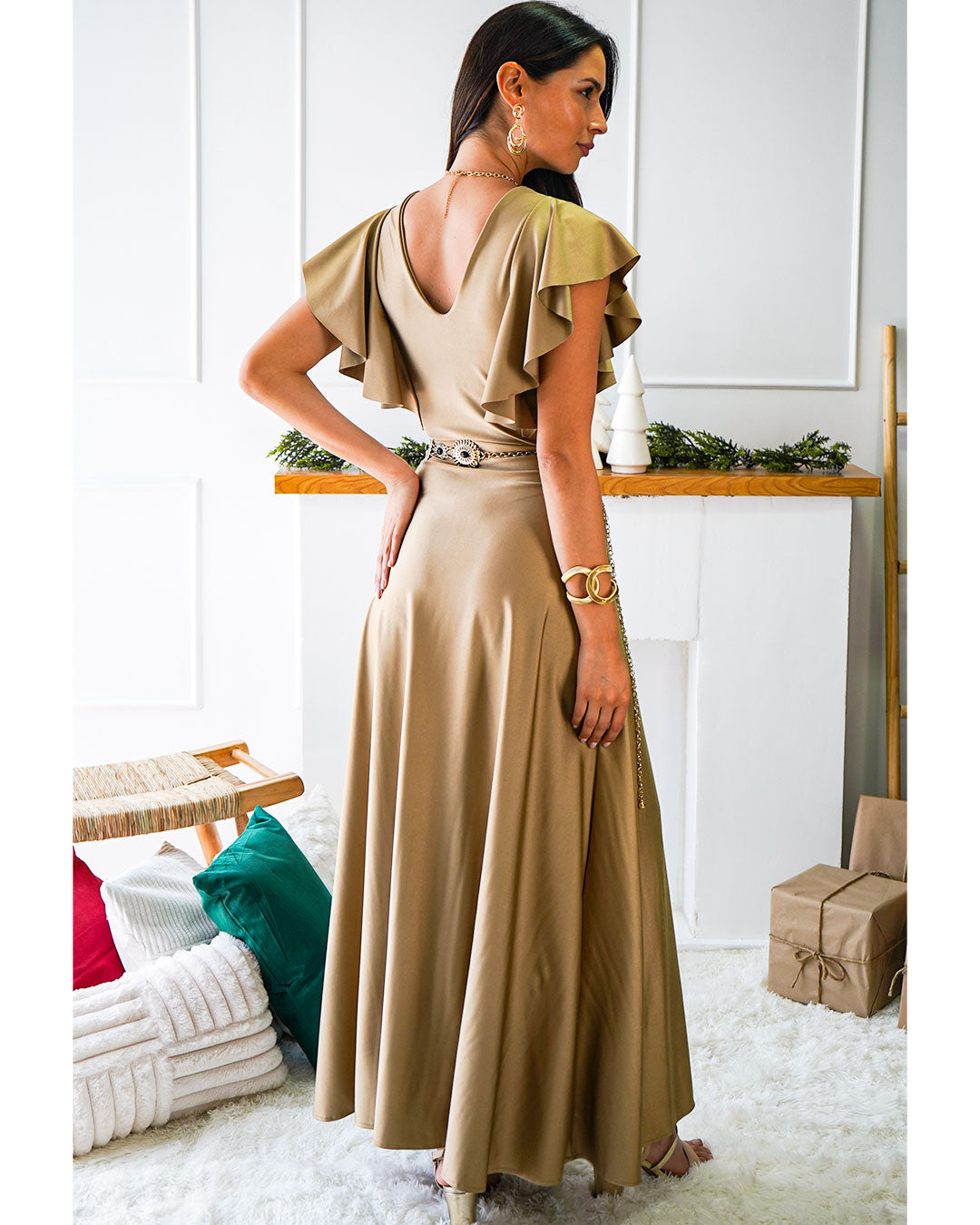 Maxivestido Crimson