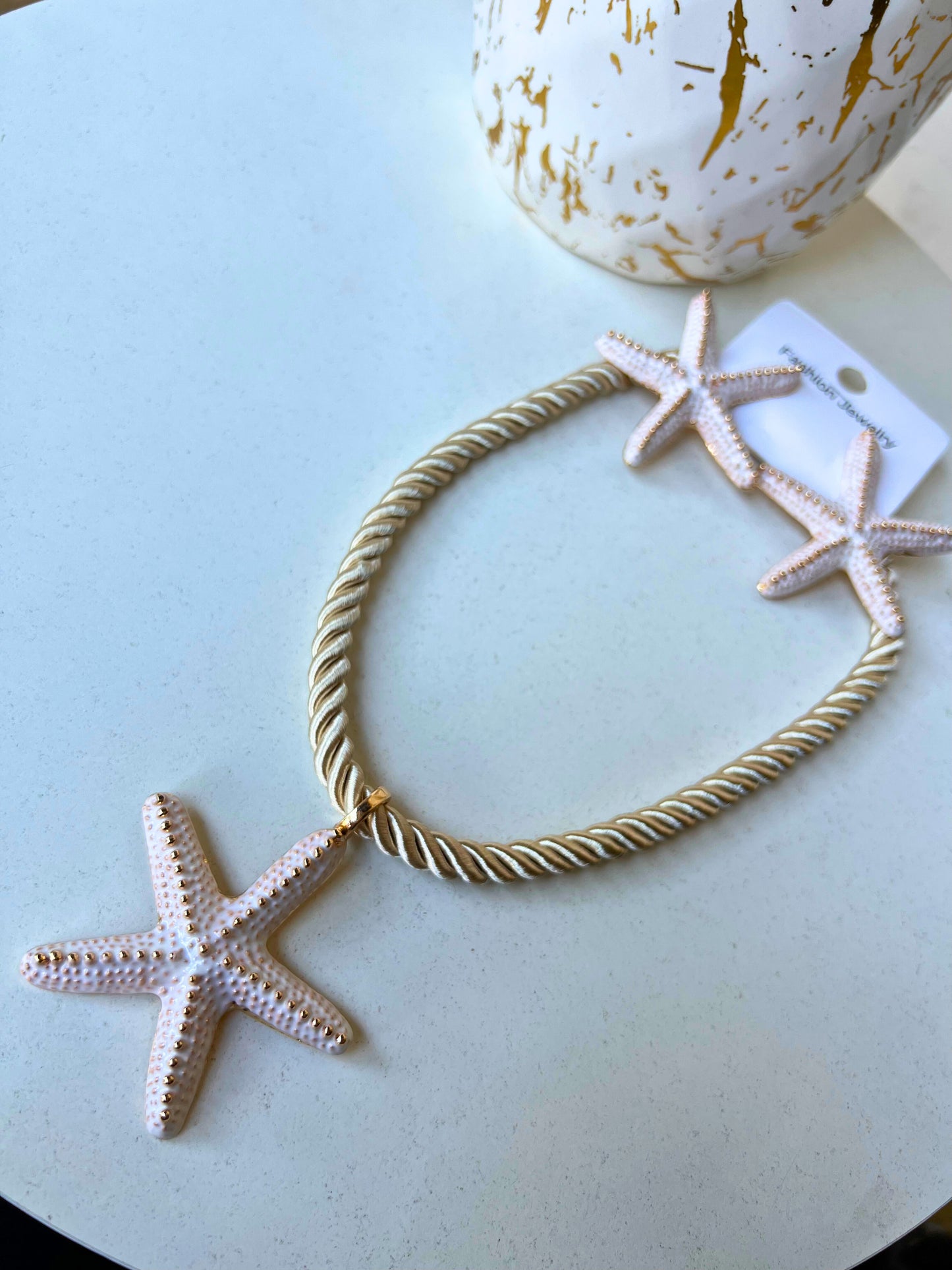 Set de collar y aros estrella de Mar