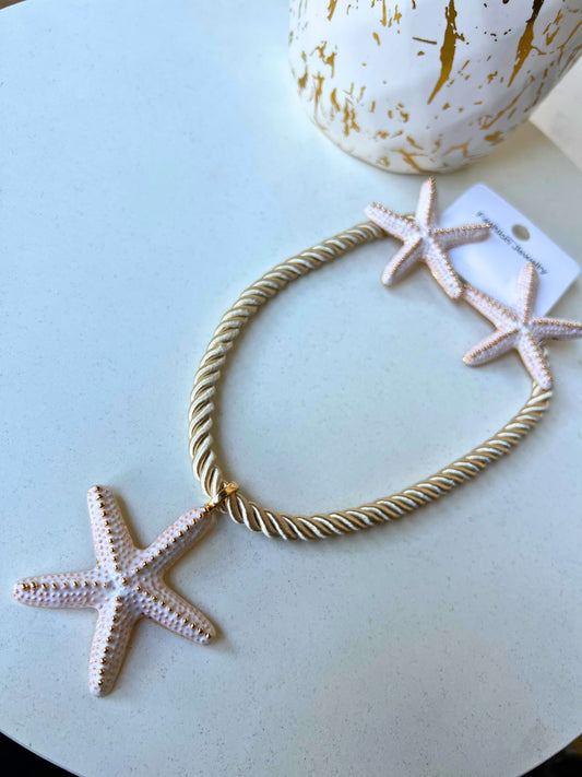 Set de collar y aros estrella de Mar