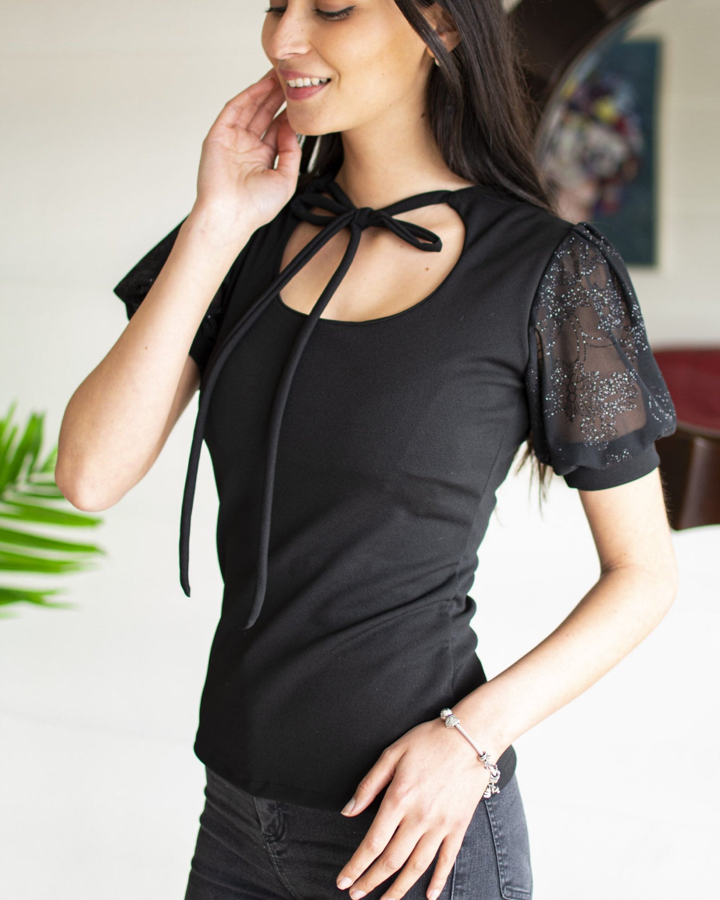 Polera Giulia Black