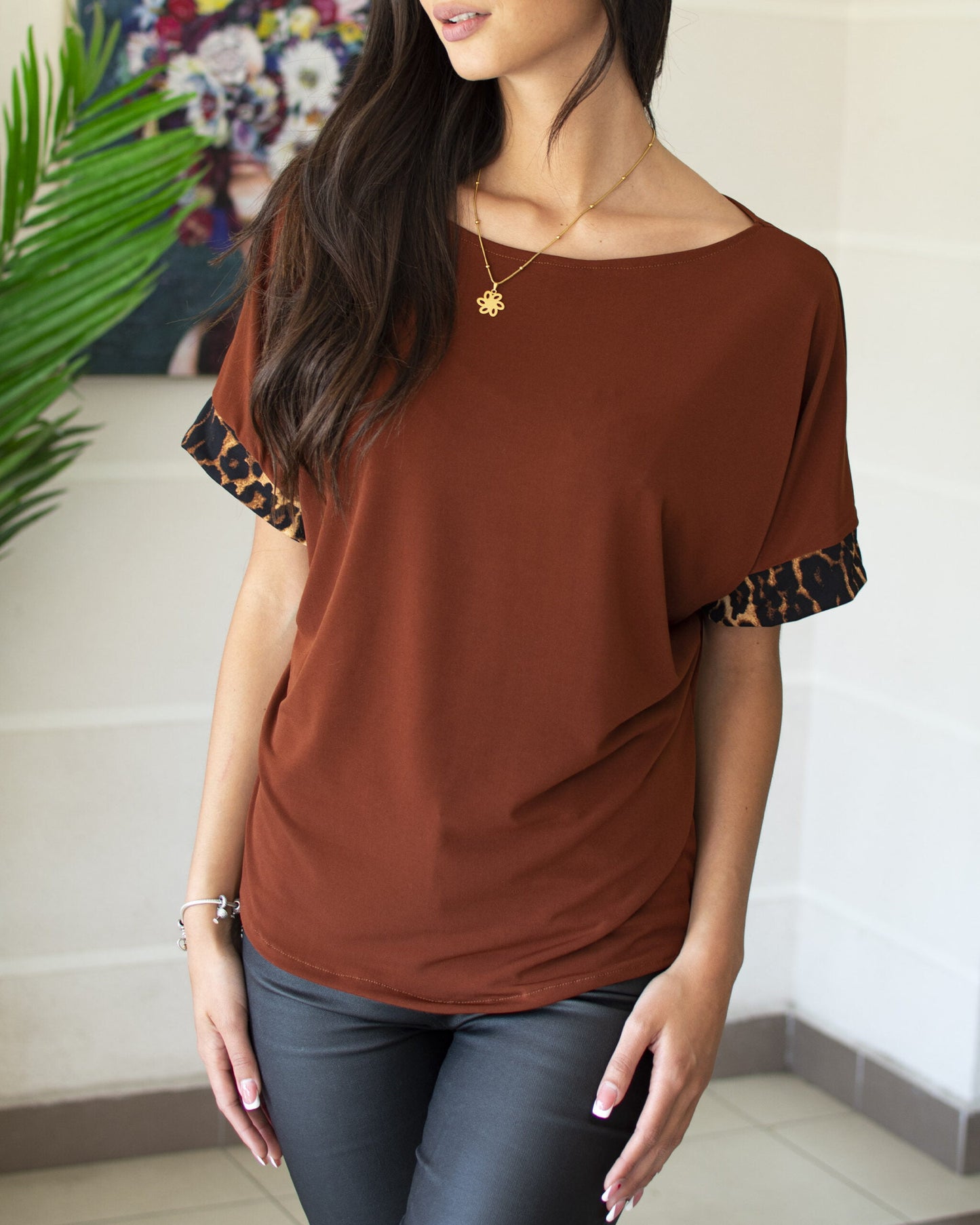 Polera Eleonora - Terra