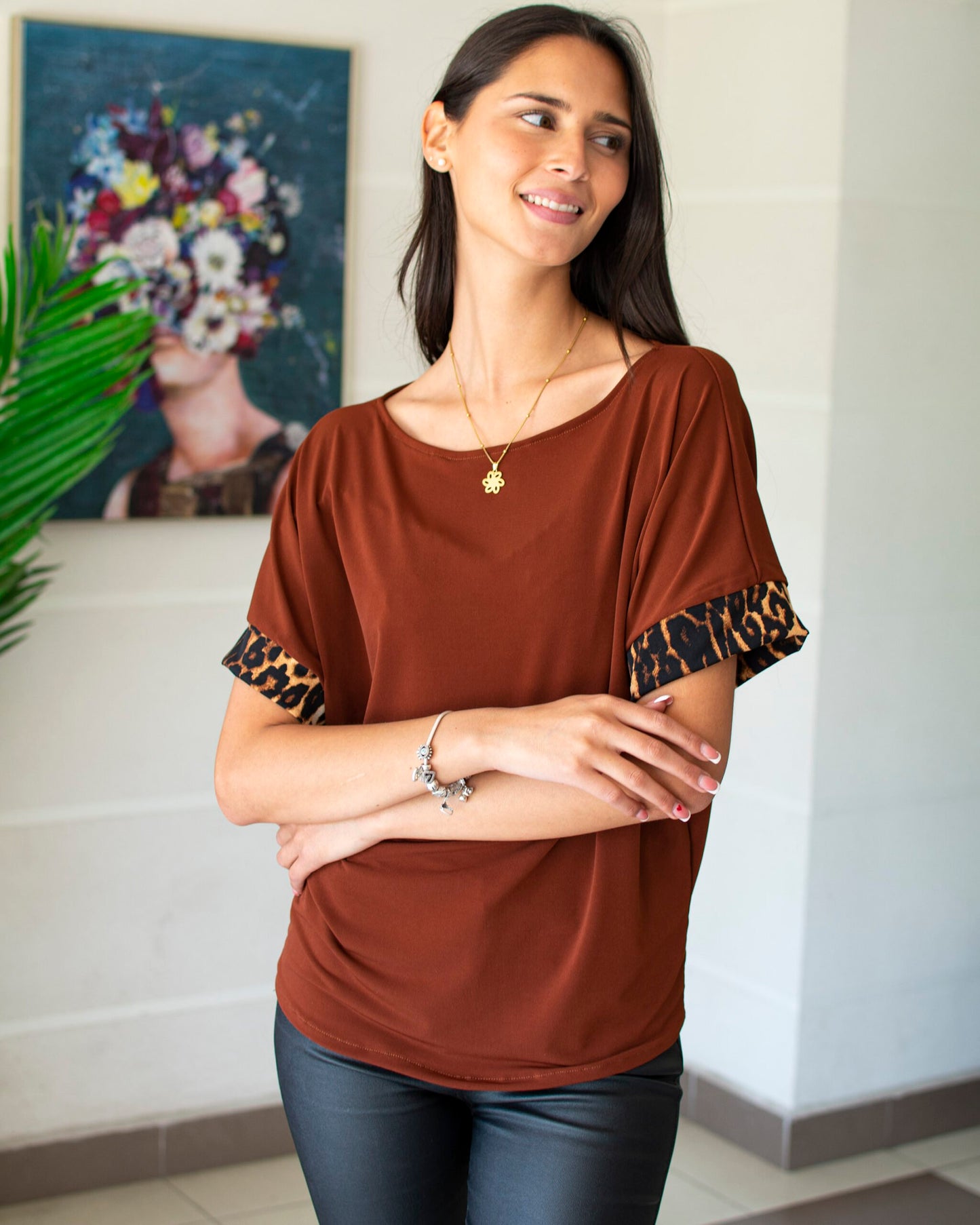 Polera Eleonora - Terra