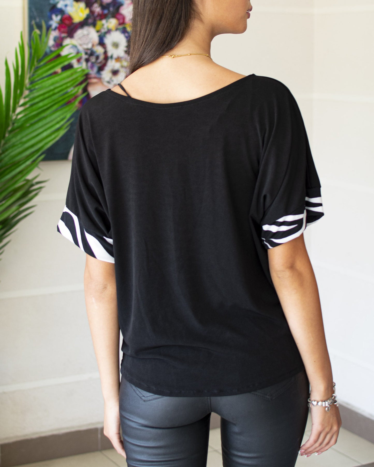 Polera Eleonora - Manga Cebra