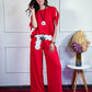 Conjunto Karina Rojo