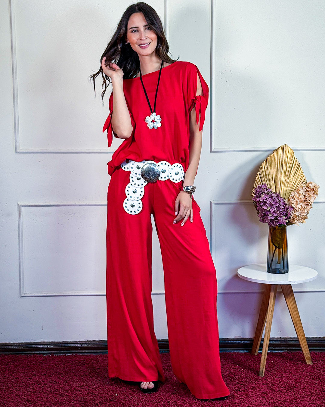 Conjunto Karina Rojo