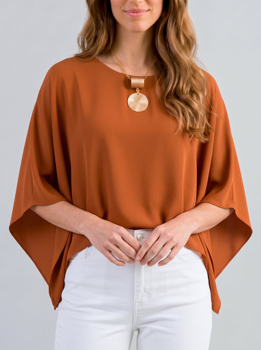 Polera Azalea - Terracota