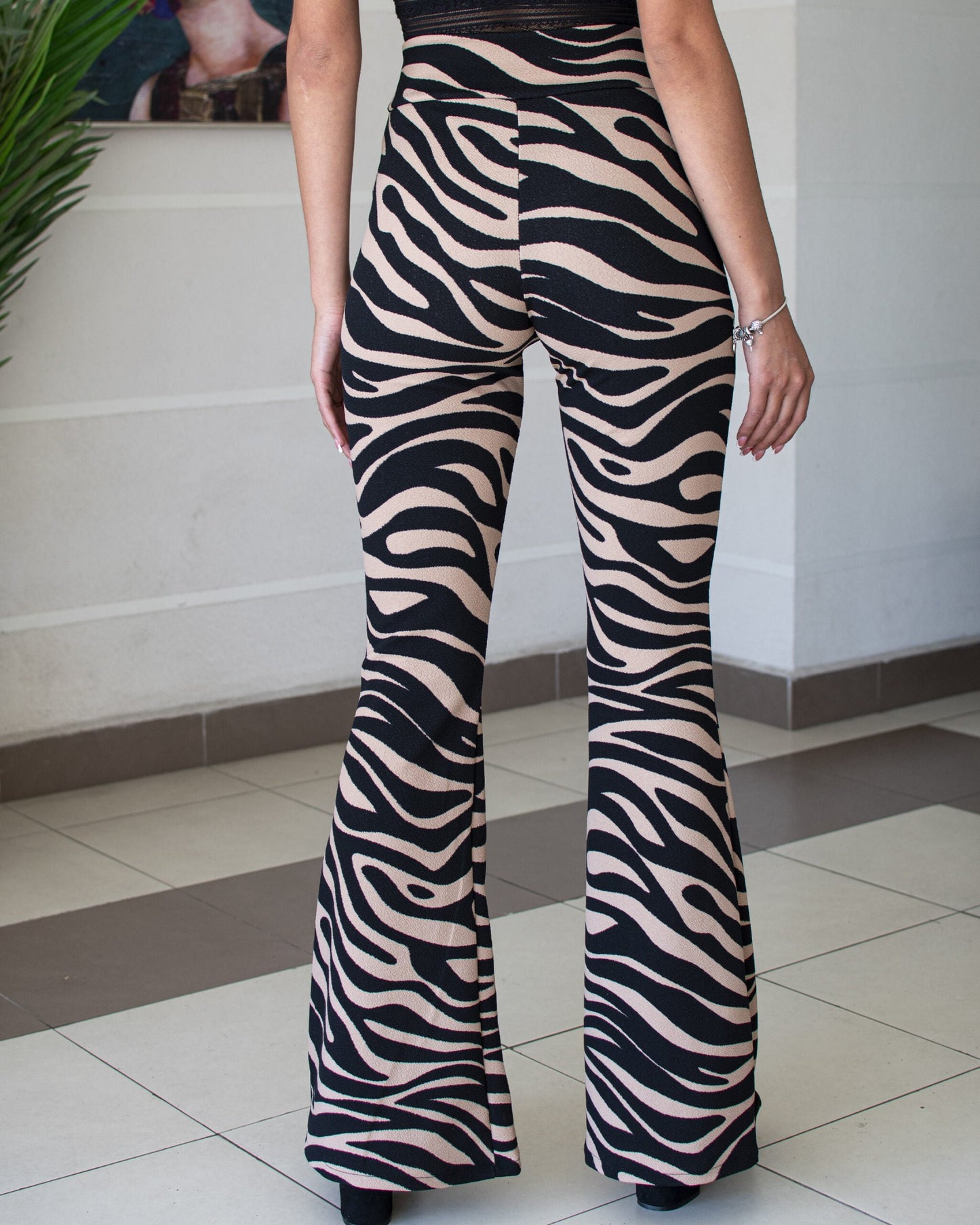 Pantalón Flare - Cebra