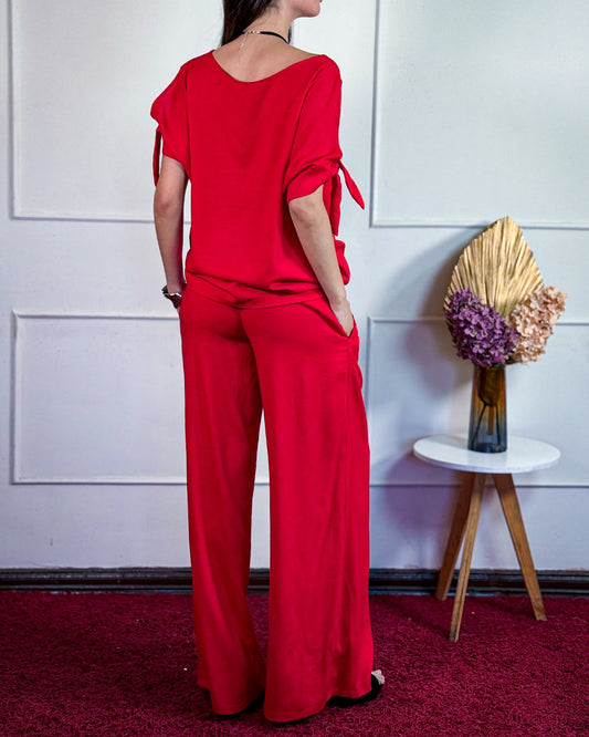 Conjunto Karina Rojo