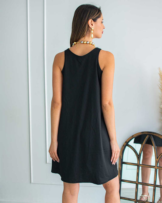 Vestido Florida Negro