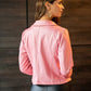 Blazer Eco Cuero Brooklin Colores Variados