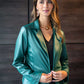 Blazer Eco Cuero Brooklin Colores Variados