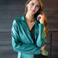 Blazer Eco Cuero Brooklin Colores Variados