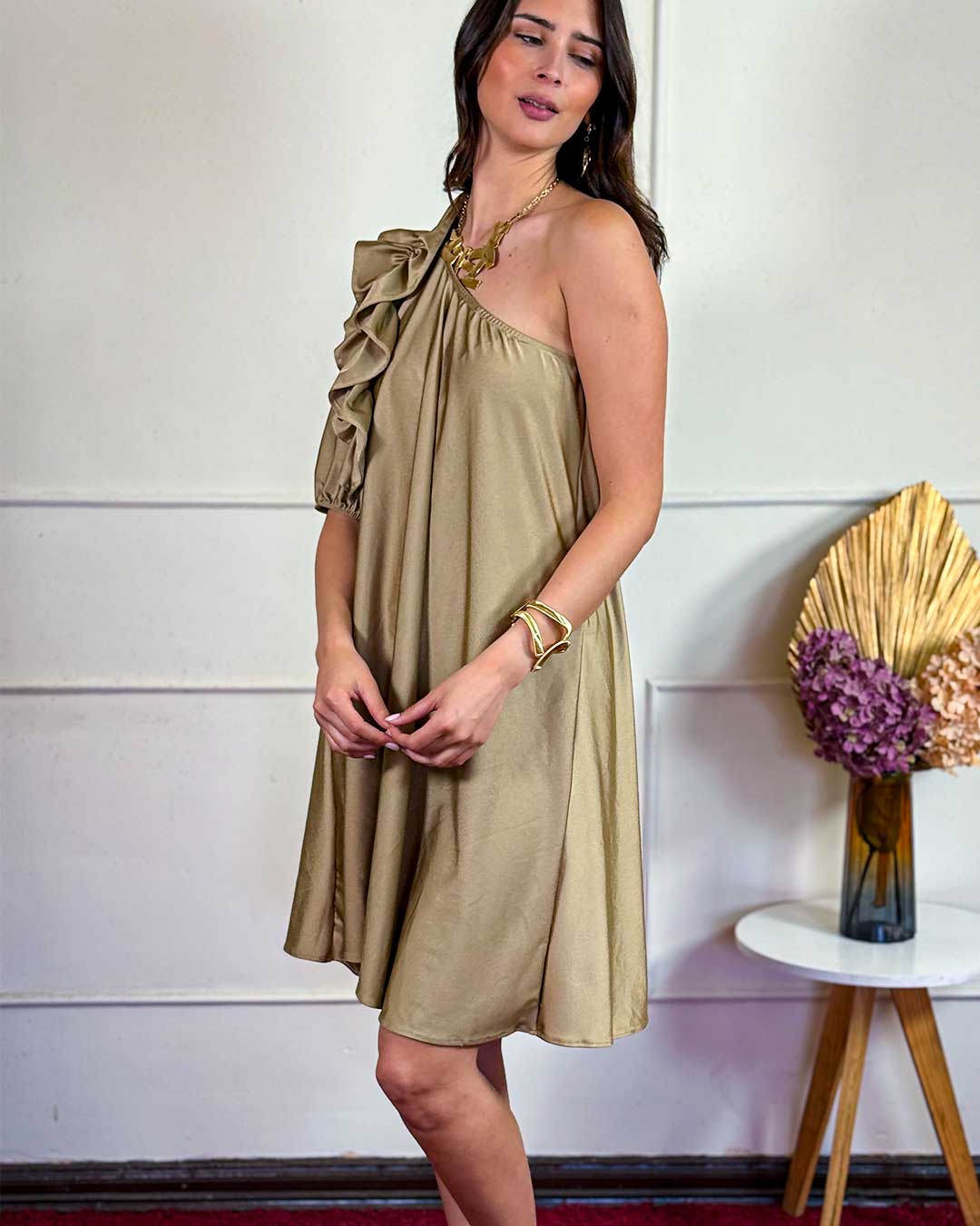 Vestido Amapola Beige