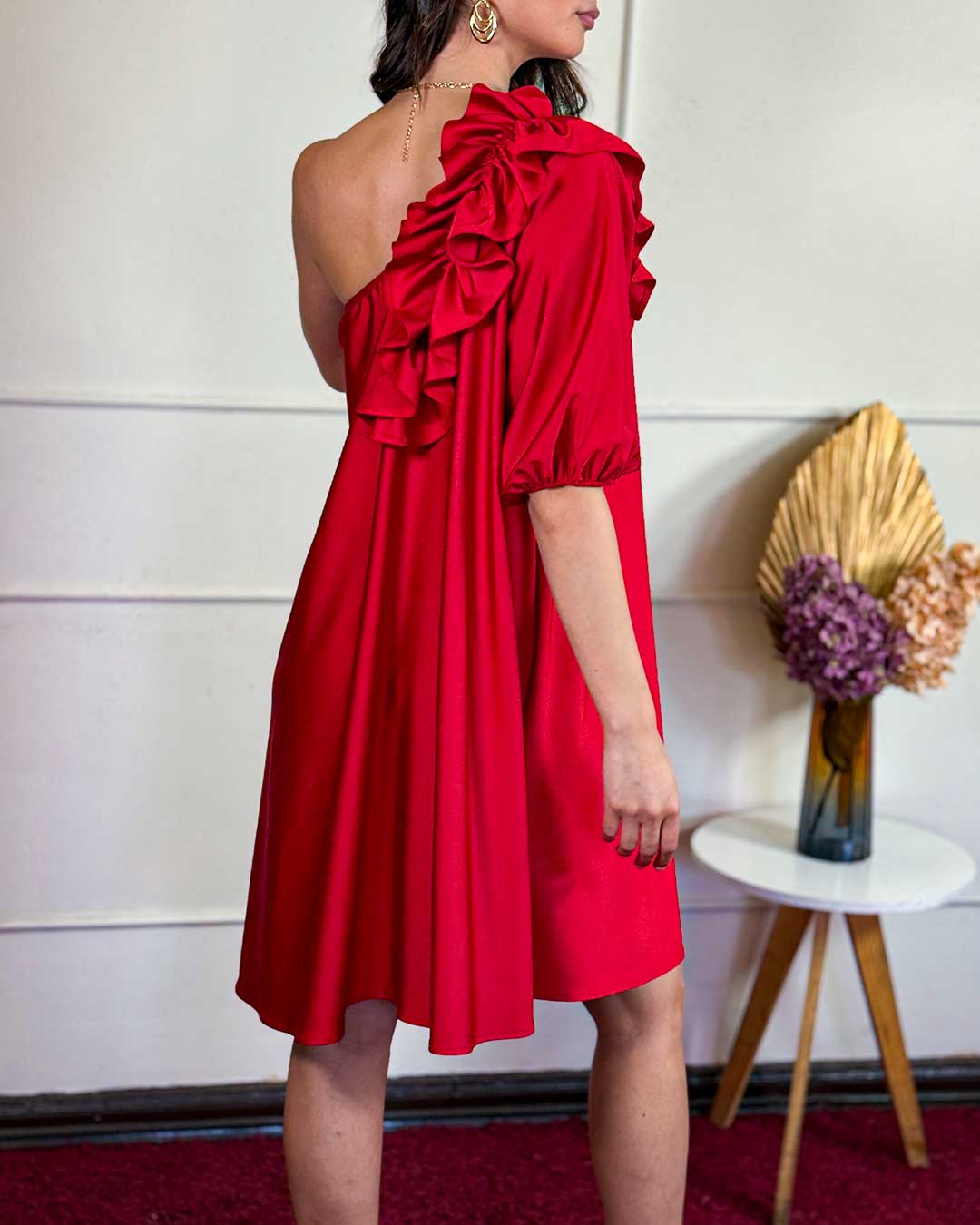 Vestido Amapola Rojo