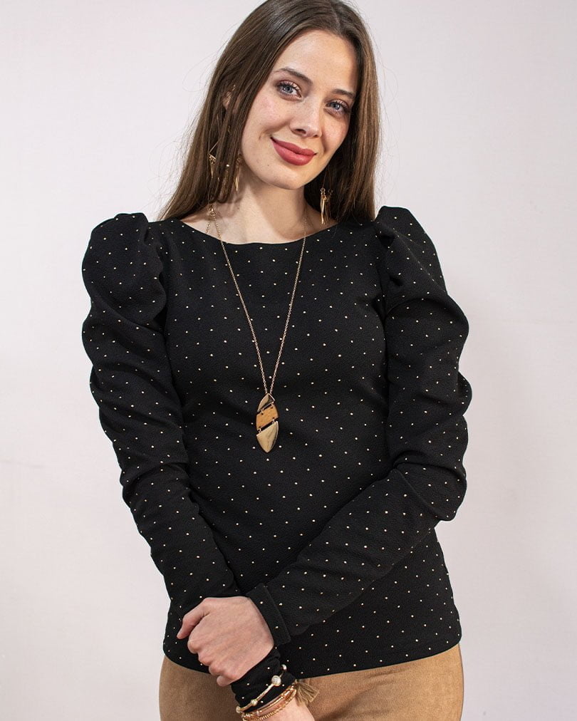 Polera Rashelle - Estilo Manga Princesa Color Negro