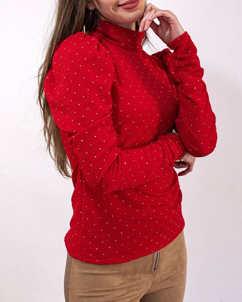Beatle Anastasia – Color Rojo - Manga Estilo Princesa