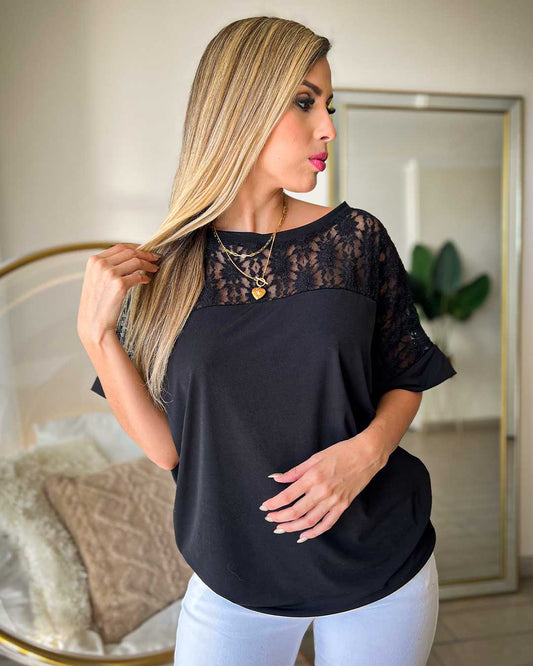 Polera Cindy Color Negro