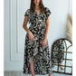 Maxivestido Pavia - Tonos Negro-Beige