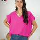 Polera Danae - Fucsia