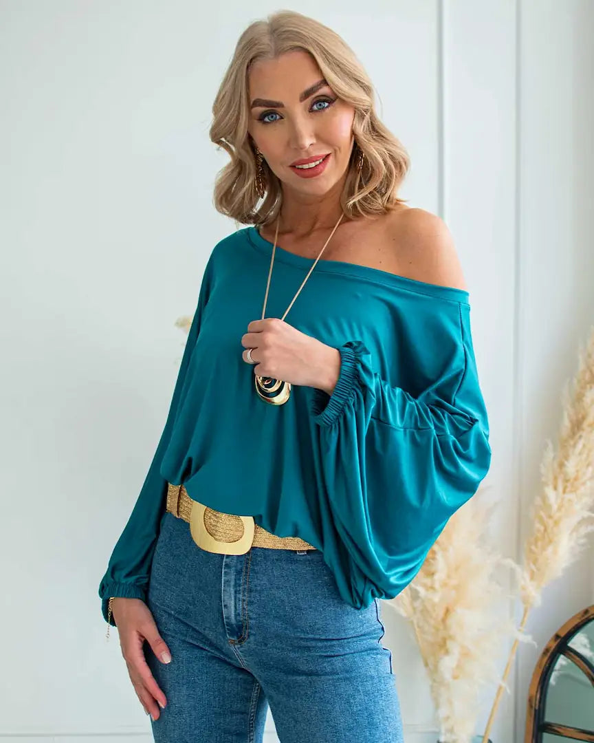 Polera Mirta Turquesa