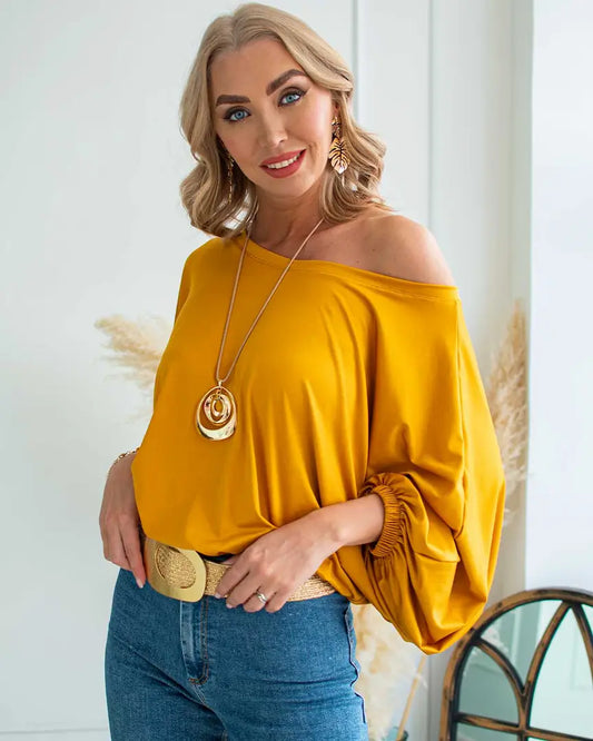 Polera Mirta Mostaza