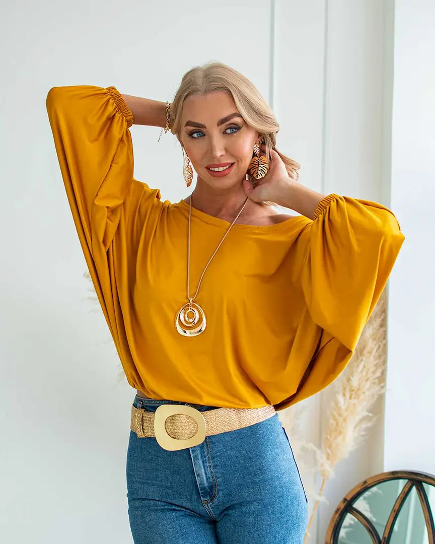 Polera Mirta Mostaza