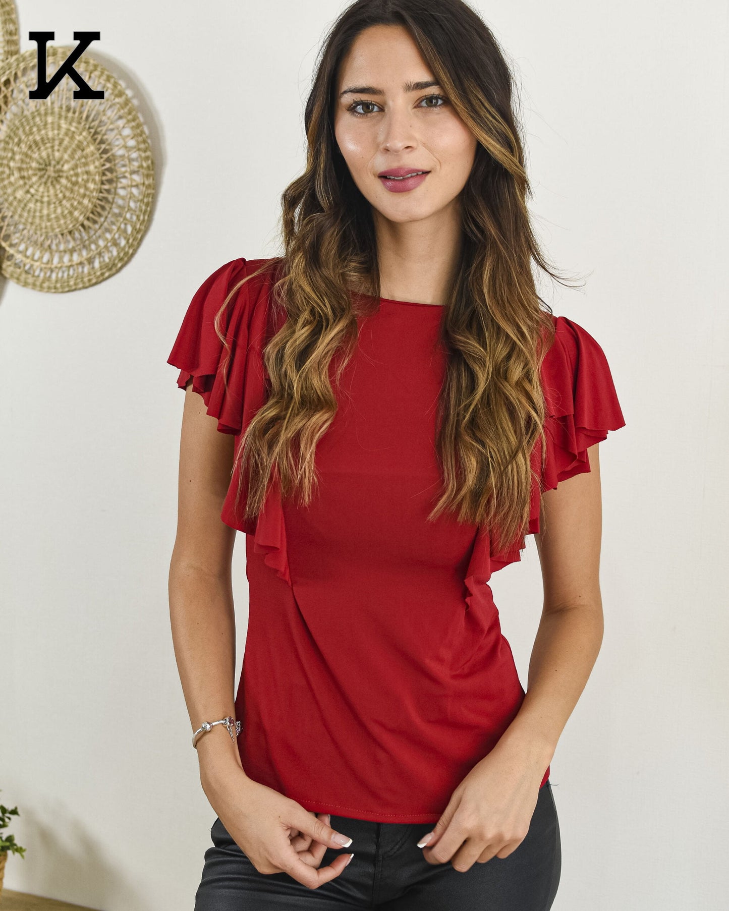 Polera Hilary - Rojo