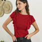 Polera Hilary - Rojo