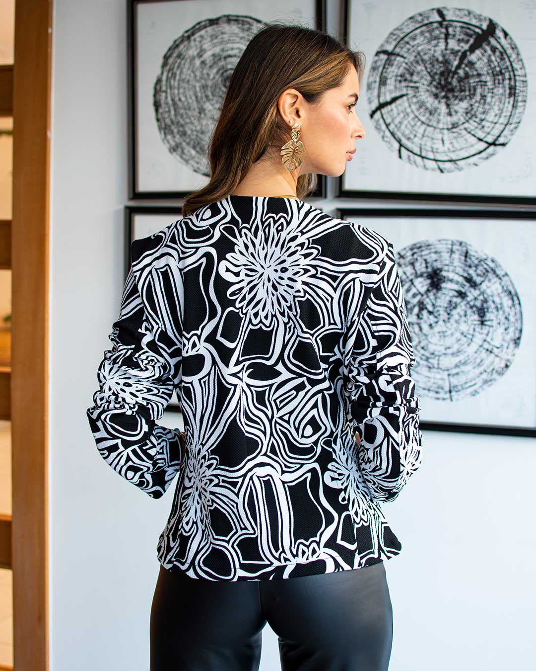 Blazer Rosalba Estampado