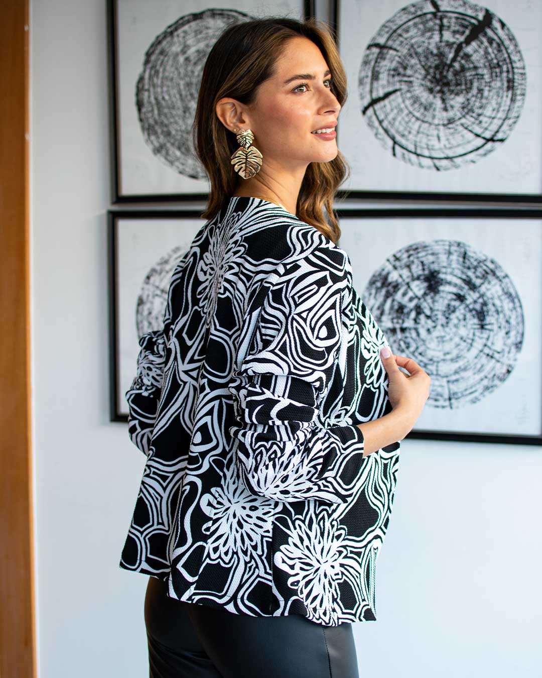 Blazer Rosalba Estampado