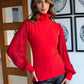 Polera Azira Cuello Beatle Manga Brillos