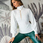 Polera Samara Cuello Beatle Blanca
