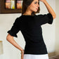 Polera Rita - Negro