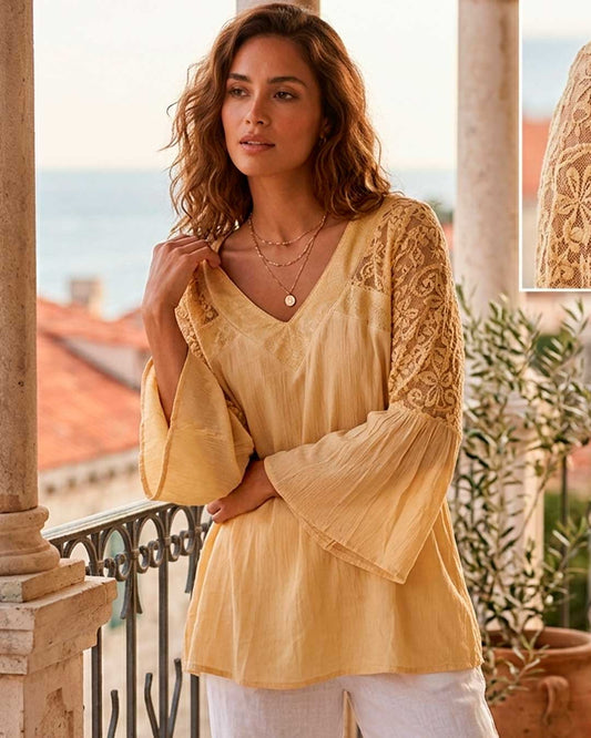 Polera India - Amarillo