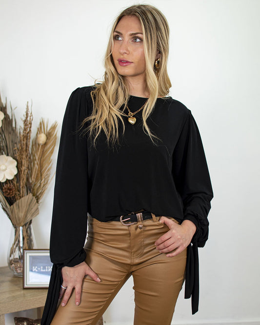 Polera Valencia Negro