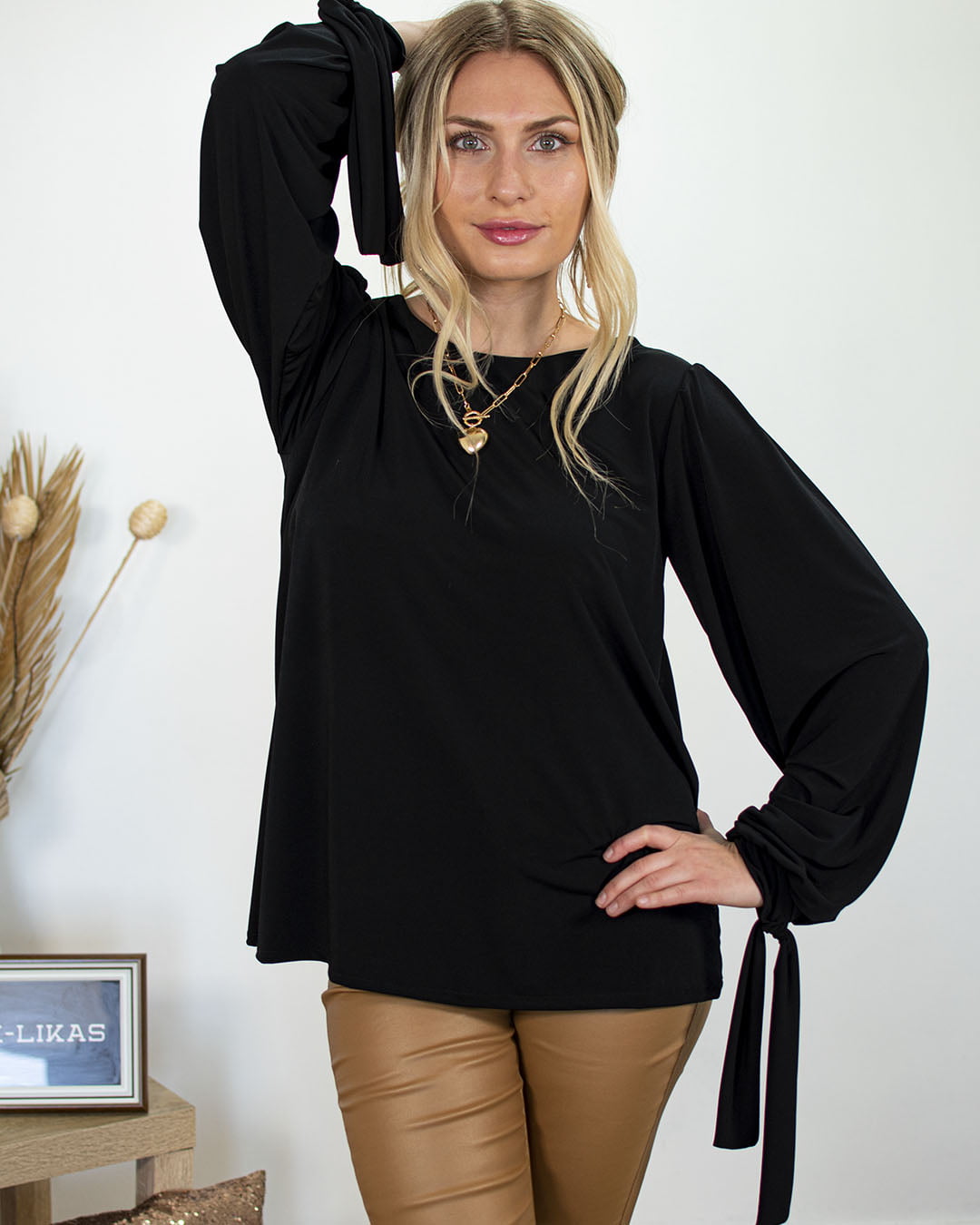 Polera Valencia Negro