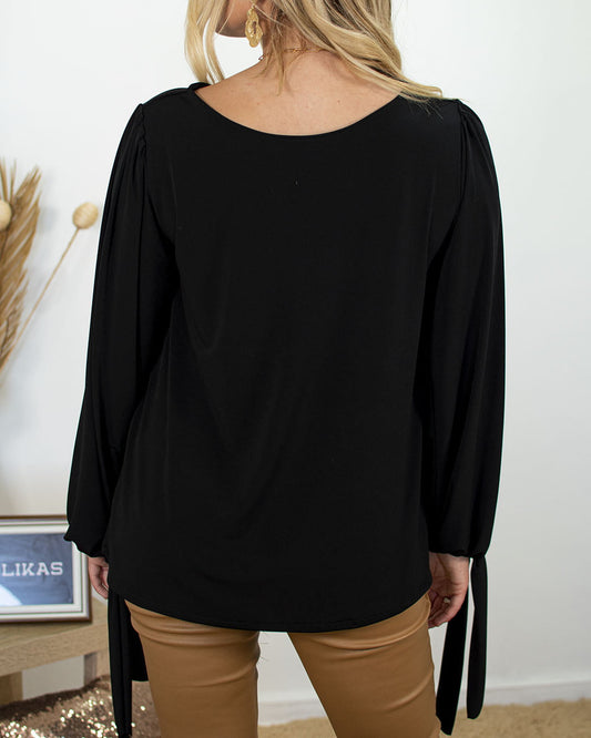 Polera Valencia Negro
