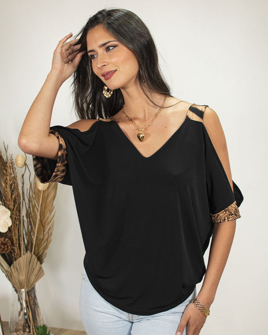Polera Reñaca - Negro