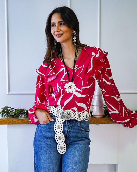 Polera Araucaria Fucsia