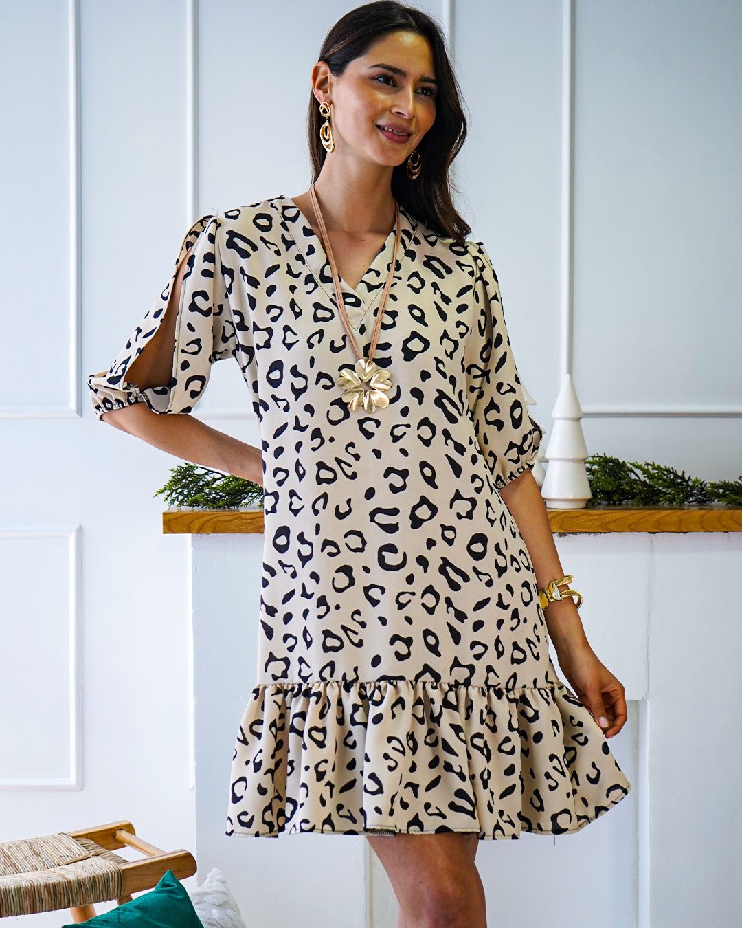 Vestido Print Europa